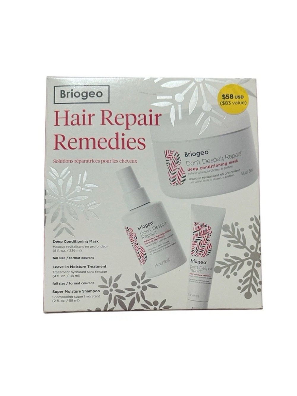 Briogeo Hair Repair Don’t Despair Remedies Kit - retail 58.00